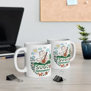 Színes angyalkás bögre